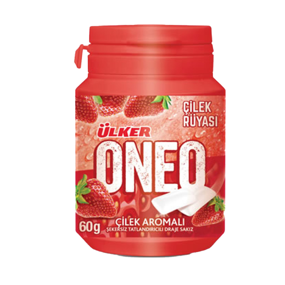 ÜLKER ONEO ÇİLEK ARO.BOTTLE DRAJE SAK.60G