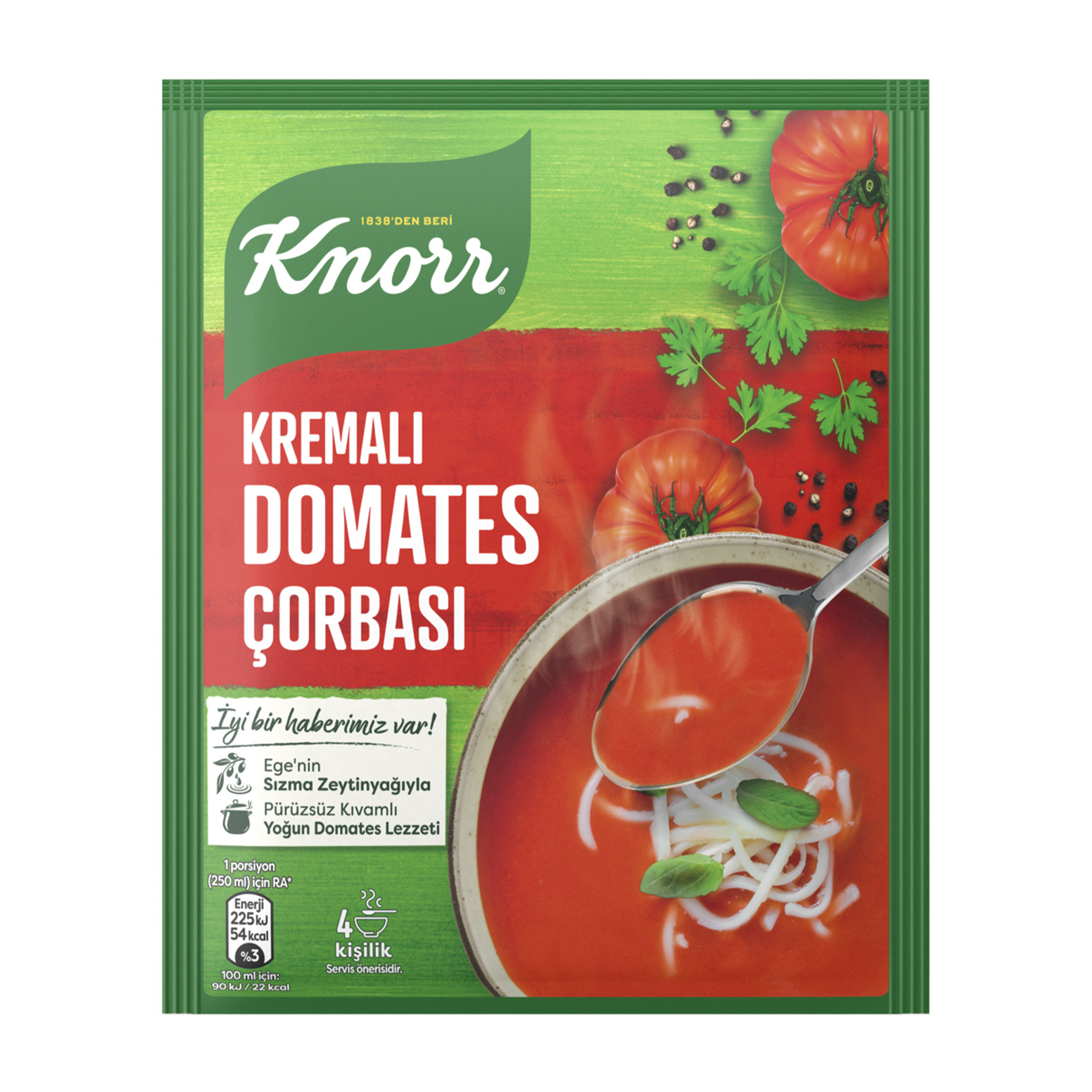 KNORR KREMALI DOMATES ÇORBASI
